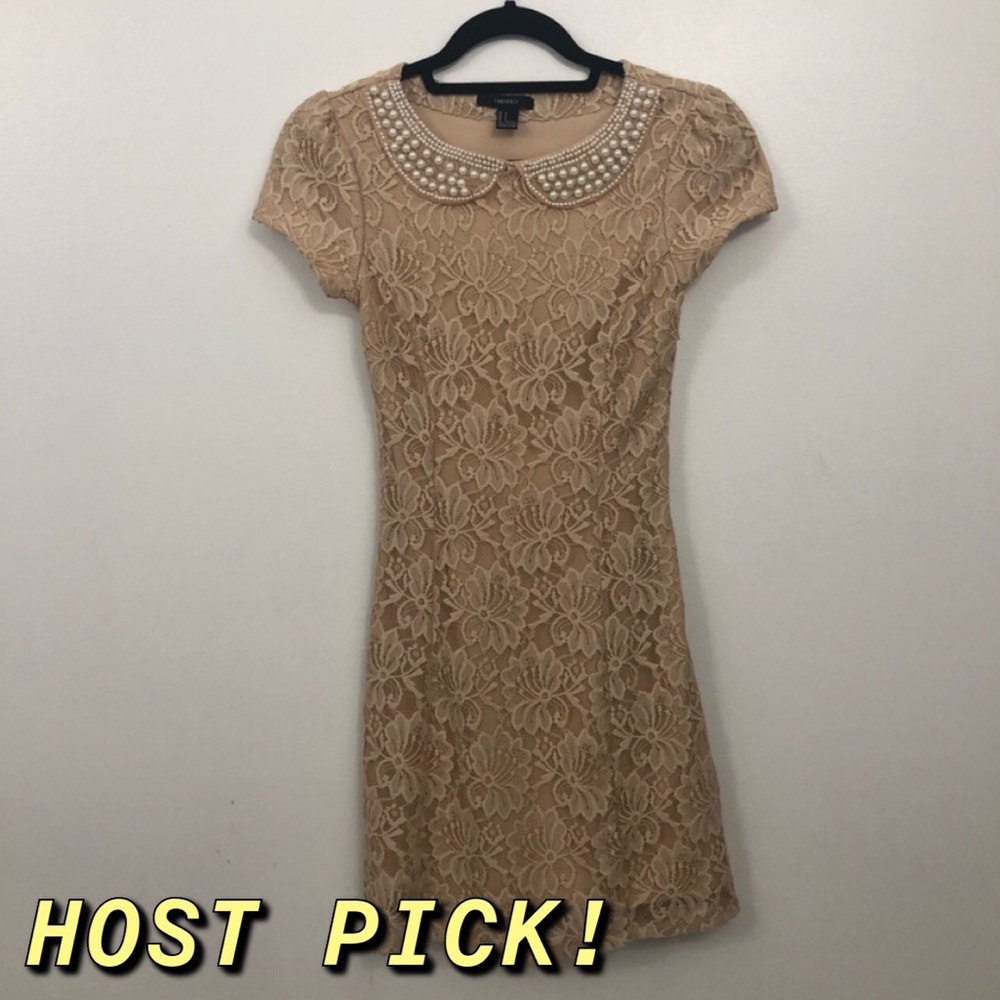 PEARL COLLAR DRESS